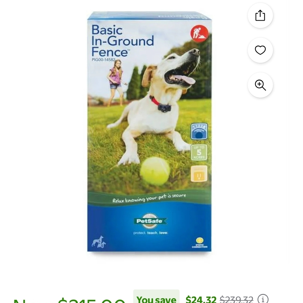 PetSafe Basic In-Ground Fence for Dogs - White